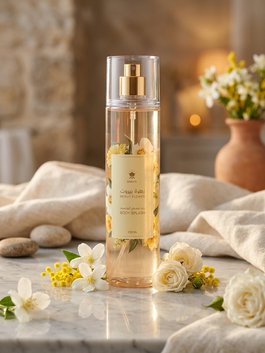 Beirut Flower Body Splash 250ml | زهرة بيروت بدي سبلاش 250 مل