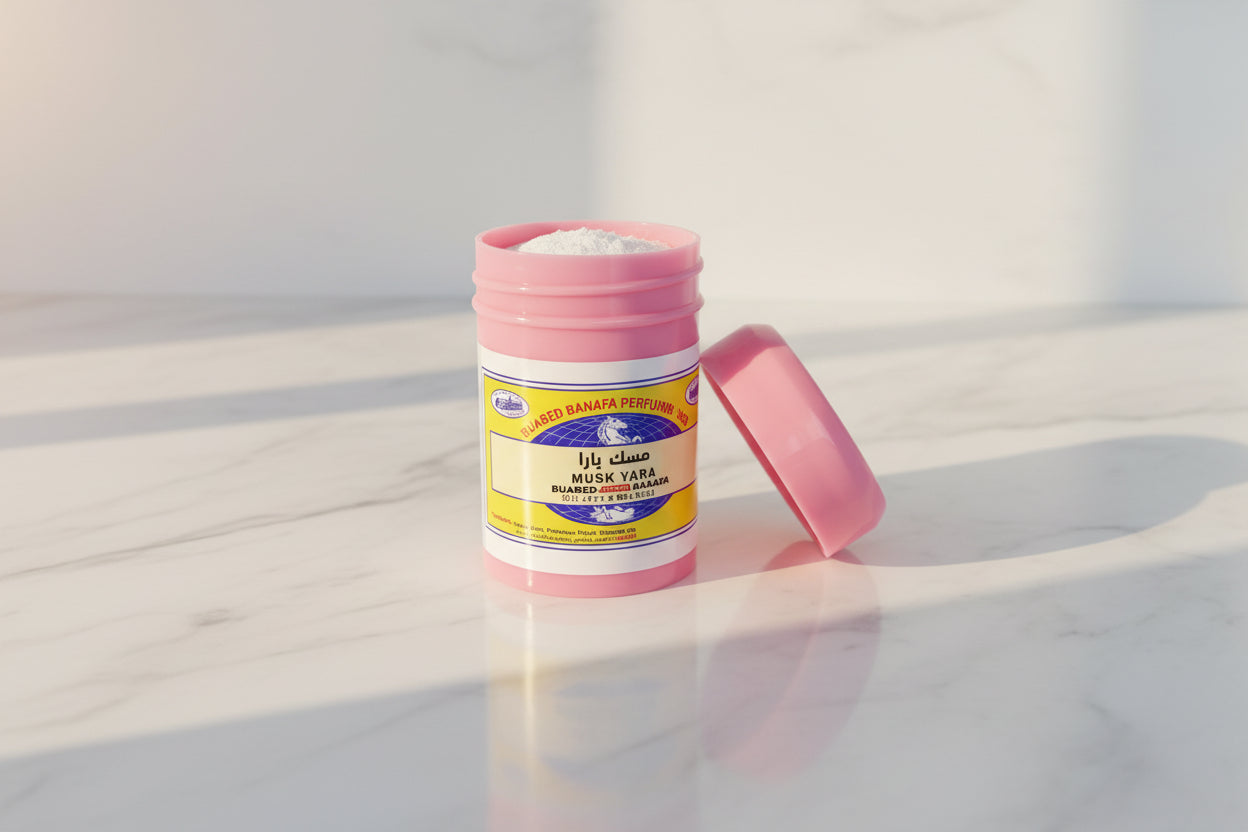 Musk Yara Natural Alum Powder Deodorant 50g | مسك يارا مسحوق الشبّ مزيل عرق 50 غرام