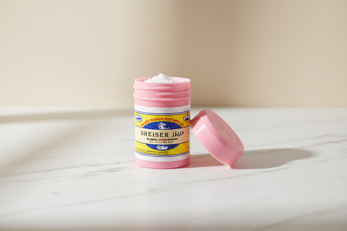 Dreiser Natural Alum Powder Deodorant 50g | مزيل عرق الشبّ الطبيعي دريزر