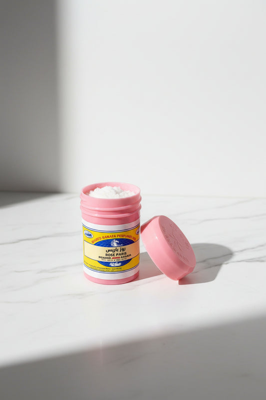 Rose Paris Natural Alum Powder Deodorant 50g | مزيل عرق الشبّ الطبيعي روز باريس