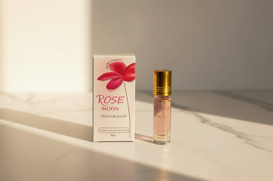 Rose Moon Oil Perfume Roll 6ml | عطر روز مون زيتي رول 6 مل
